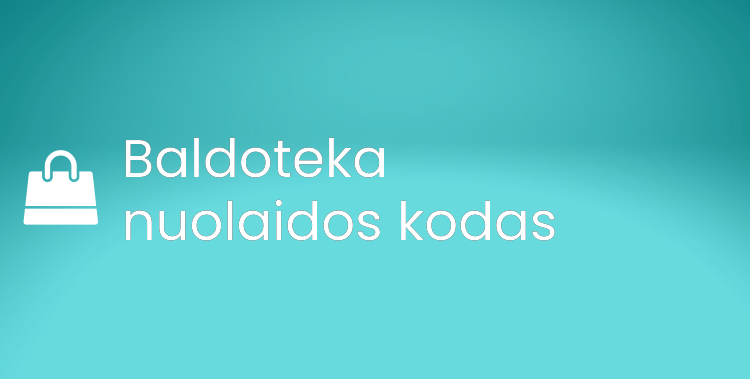 Baldoteka nuolaidos kodas