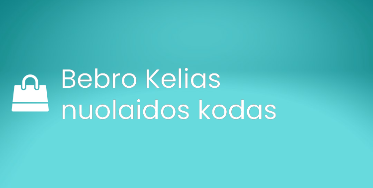 Bebro Kelias nuolaidos kodas