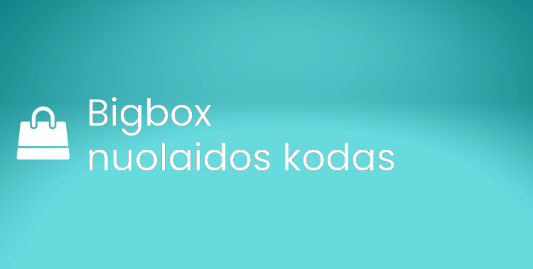 Bigbox nuolaidos kodas