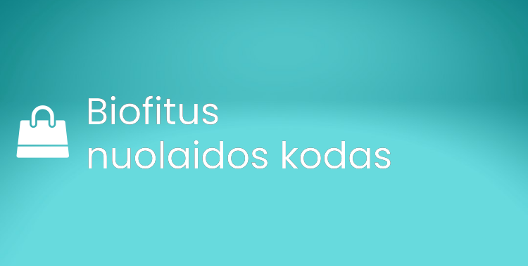 Biofitus nuolaidos kodas