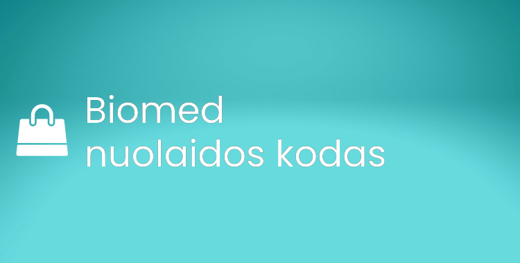 Biomed nuolaidos kodas