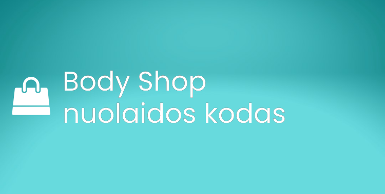 Body Shop nuolaidos kodas