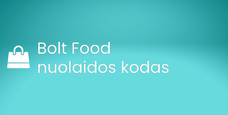 Bolt Food nuolaidos kodas