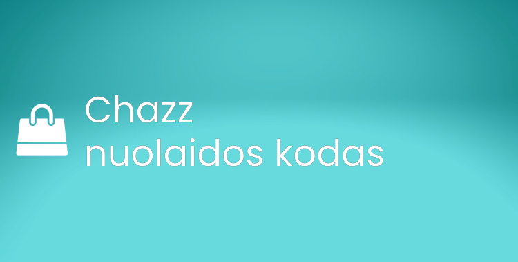 Chazz nuolaidos kodas