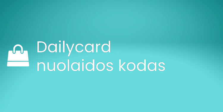 Dailycard nuolaidos kodas