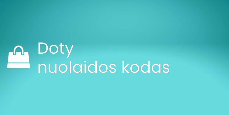 Doty nuolaidos kodas