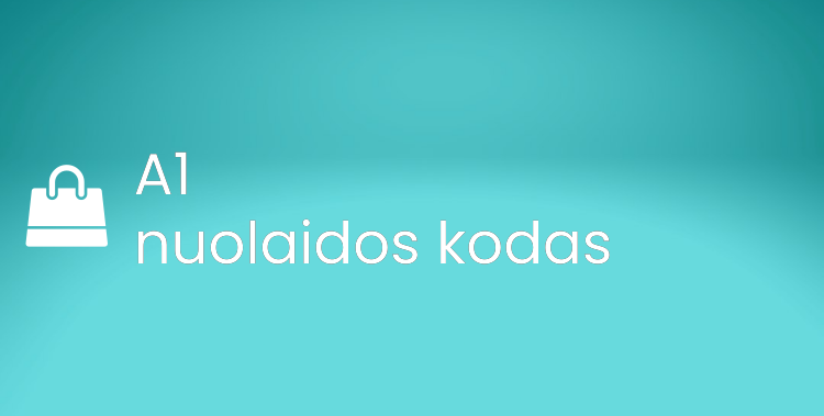 A1 nuolaidos kodas