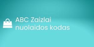 ABC Zaizlai nuolaidos kodas