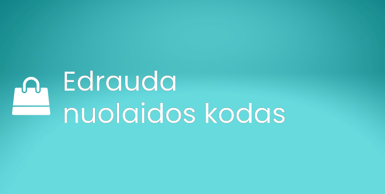 Edrauda nuolaidos kodas