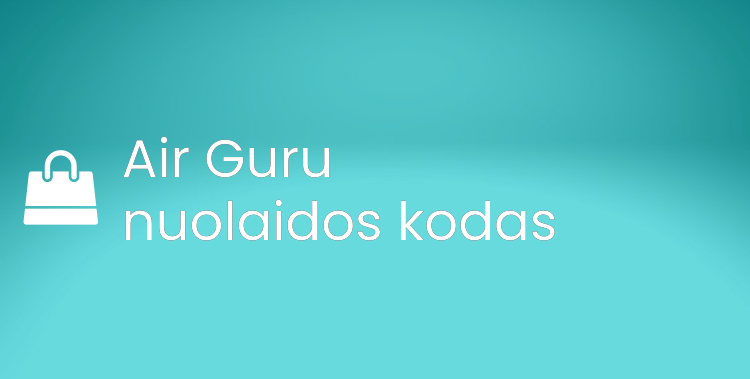 Air Guru nuolaidos kodas