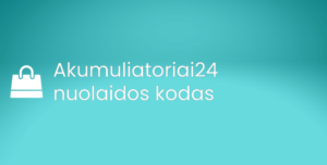 Akumuliatoriai24 nuolaidos kodas