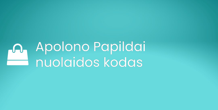 Apolono Papildai nuolaidos kodas