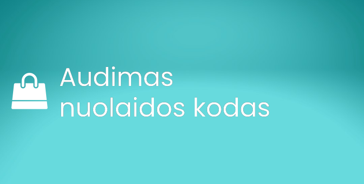 Audimas nuolaidos kodas