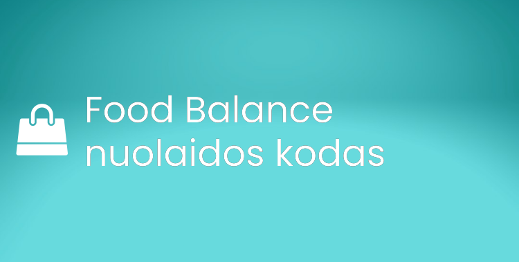 Food Balance nuolaidos kodas