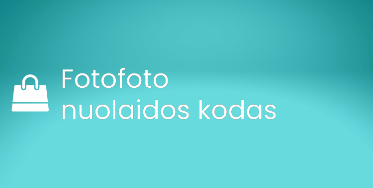 Fotofoto nuolaidos kodas