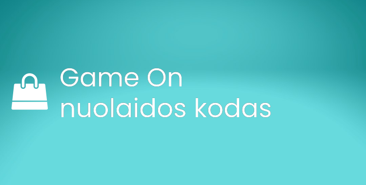 Game On nuolaidos kodas