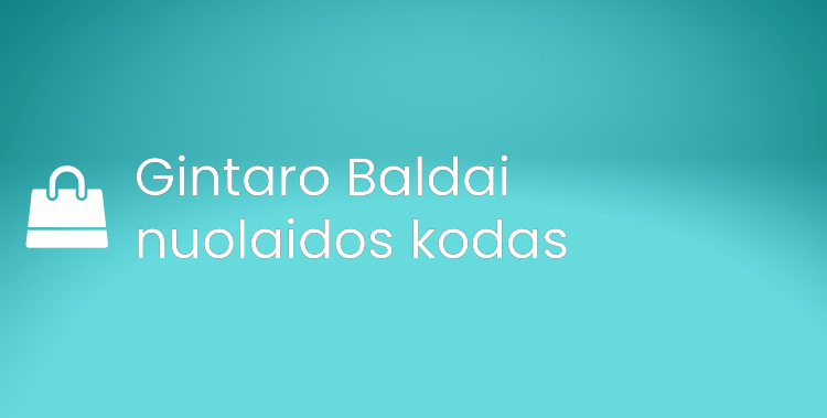 Gintaro Baldai nuolaidos kodas