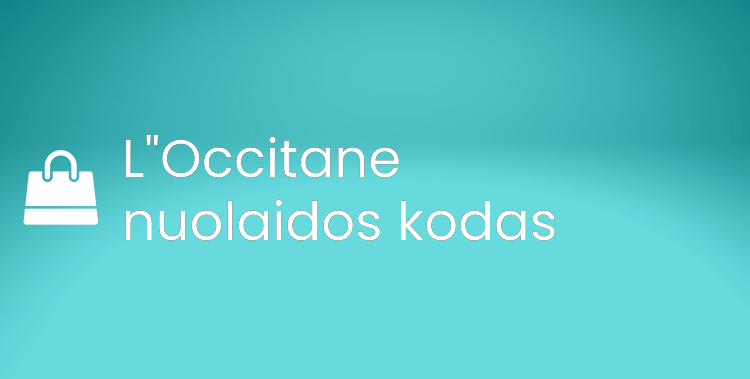 L'Occitane nuolaidos kodas