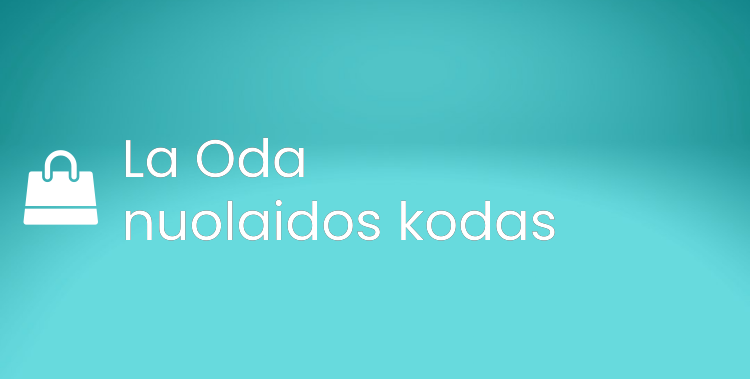 La Oda nuolaidos kodas