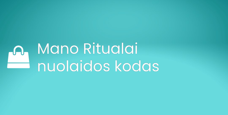 Mano Ritualai nuolaidos kodas