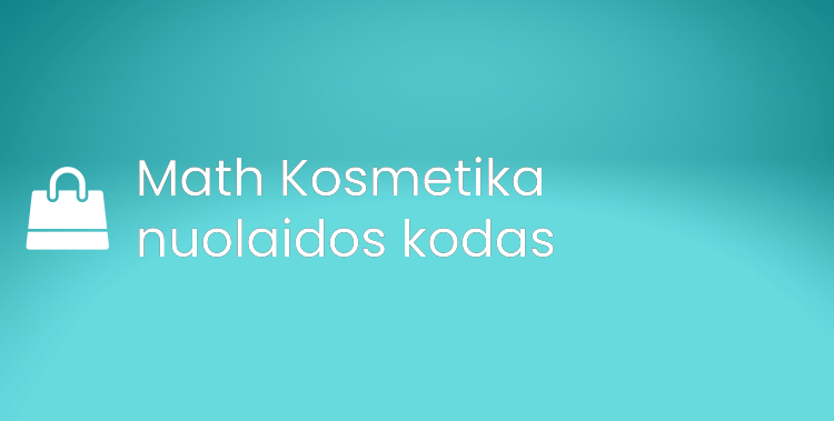 Math Kosmetika nuolaidos kodas