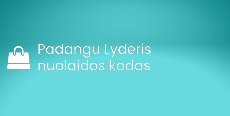 Padangu Lyderis nuolaidos kodas