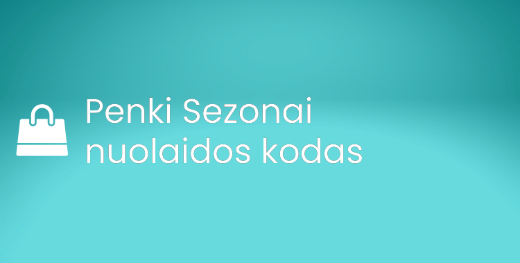 Penki Sezonai nuolaidos kodas