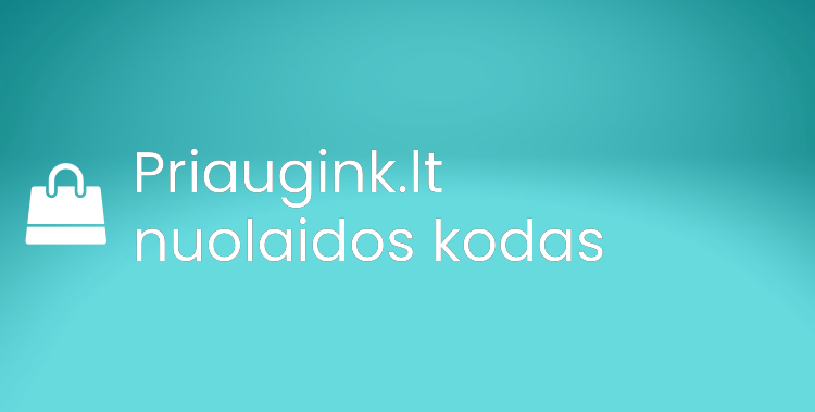Priaugink.lt nuolaidos kodas