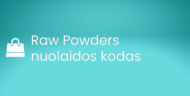 Raw Powders nuolaidos kodas