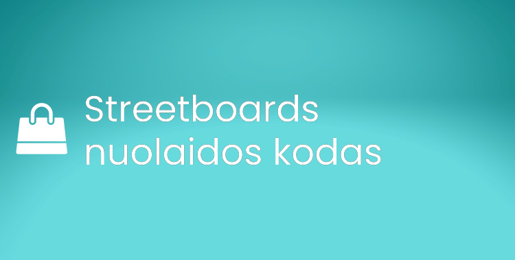 Streetboards nuolaidos kodas