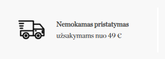 Nemokamas pristatymas užsakymams nuo 49 €